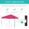 Best Choice Products 10x10ft Easy Setup Pop Up Canopy w/ 1-Button Setup, Wheeled Case, 4 Weight Bags